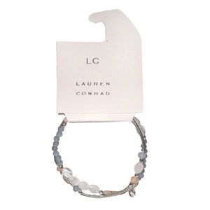 Lauren Conrad || NWT || Tri-Tone Beaded Stretch Bracelet Set